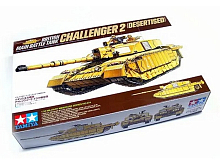 Склеиваемая модель Tamiya 135 Совранглтанк Challenger 2 Desertised с 2 фигурами