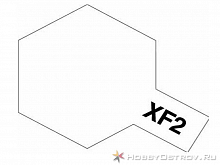 Краска Tamiya XF2 Flat White Белая матовая акриловая, 10 мл