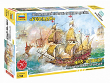Сборная модель ZVEZDA Флагманский корабль Френсиса Дрейка Ревендж, 1350