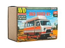 Сборная модель AVD Кемпер УАЗ330301, 143