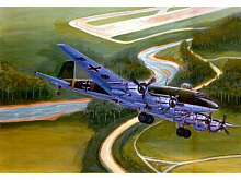 Сборная модель Самолет  FW200 C4 Condor 172