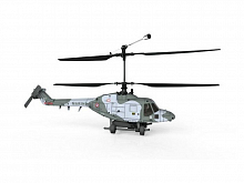 Радиоуправляемый вертолет Hubsan Westland Lynx FPV 2.4GHz RTF с видеокамерой (серый)