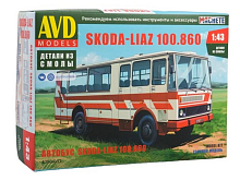 Сборная модель AVD Автобус SkodaLiaz 100860, 143