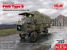 Сборная модель ICM FWD Type B, Грузовик армии США IМВ, 135