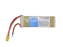 Аккумулятор LiPo 2200mAh, 14,8V 20C самолета Top RC Jet Star Pro