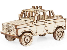 Деревянный конструктор Lemmo Внедорожник АлькорМ, 70 деталей