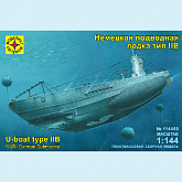 Сборная модель Подводная лодка тип IIB 1144