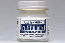 Грунтовка тм MRHOBBY 1000 базовая белая 40мл, шт