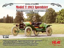 Сборная модель ICM Model T 1913 Спидстер, Американский спортивный автомобиль, 124