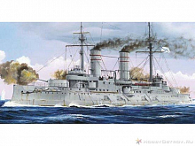 Сборная модель Корабль Цесаревич Battleship 1917 1350