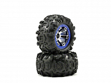 Диск колеса и покрышка колеса в сборе, для автомодели Traxxas Summit 116 2 штуки