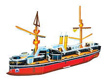 3D пазлы из пенокартона БРОНЕНОСЕЦ МИНИ СЕРИЯ 44 детали