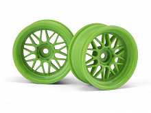 Диски 110  HRE C90 26MM GREEN 6мм 2шт