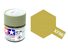 Краска Tamiya XF88 Dark Yellow 2 Темножелтый 2 матовая акриловая, 10мл