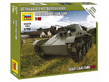 Сборная модель ZVEZDA Советский легкий танк Т60, 1100