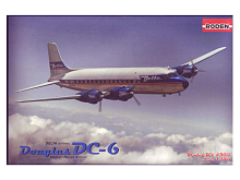 Сборная модель RODEN Самолёт Douglas DC6, 1144