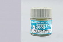 Краска акрил для пластика тм MRHOBBY  10мл  LIGHT GULL GRAY, шт