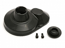 Molded Gear Cover, black Made of 045 impactresistant plastic AS7460