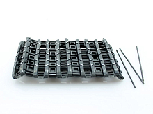 Запасные траки гусениц для танка King Tiger Porsche, металл 10 звеньев