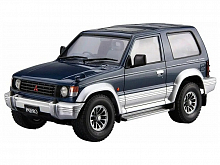 Сборная модель AOSHIMA Mitsubishi Pajero Metal Top Wide V24WG '91