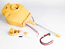 Пластиковая башня для танка Tiger ранняя версия с отдачей ствола