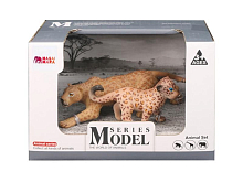 Набор фигурок животных MASAI MARA MM211109 серии Мир диких животных Семья ягуаров, 2 пр