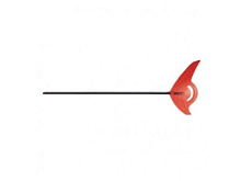 Хвостовая балка вертолета красная