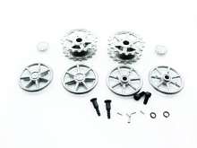 Ведущая звездочка и ленивец c подшипниками для танка Panzer IV металл