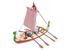 Собранная деревянная модель корабля Artesania Latina DRAKKAR VIKING BOAT BUILT
