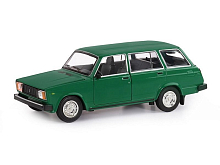 Машина АВТОПАНОРАМА ВАЗ 2104, зеленый, 124, инерция, вк 24,512,510,5 см