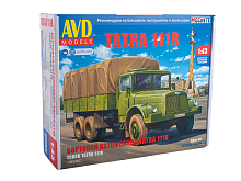 Сборная модель AVD Tatra111R бортовой с тентом, 143