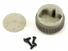 Корпус дифференциала пластик, шестерни сталь, 1 штука, SLASH,