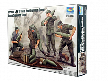 Сборная модель Немецкие подносчики снарядов для гаубицы 135