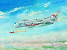 Сборная модель Самолёт  МиГ19ПМ 148