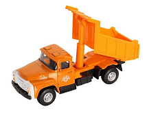 Машина АВТОПАНОРАМА Самосвал, оранжевый, 152, инерция, вк 16,16,18,4
