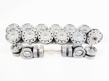 Опорные 12шт и поддерживающие 6шт  катки металл  для танка КВ1 и КВ2