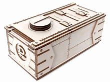 Деревянный конструктор Lemmo Копилкасейф, 59 деталей