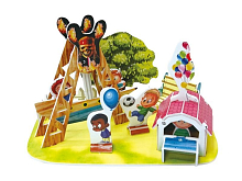 3D пазл из пенокартона ПИРАТСКИЙ КОРАБЛЬ МИНИ СЕРИЯ 25 деталей