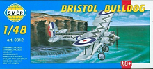 Сборная модель Самолёт Bristol Bulldog. 1/48