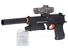 Пистолет с гелевыми пулями Le Neng Toys D1A1, аккумулятор, чемодан