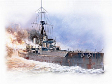 Сборная модель Корабль Дредноут 1350