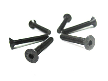 Винт с потайной головкой M4x26 под шестигранник, 6шт