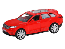 Машина АВТОПАНОРАМА Land Rover Range Rover Velar, красный, 142, инерция, вк 17,512,56,5 см