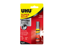 Клей универсальный секундный UHU, 3 г, блистер