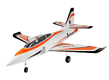 Радиоуправляемый самолет Top RC Jet Star Pro оранжевый 800мм импеллер 64мм 24G 4ch LiPo RTF