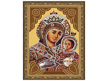 Алмазная 5D мозаика с нанесенной рамкой 20х30 ВИФЛЕЕМСКАЯ БОЖИЯ МАТЕРЬ 10  цветов