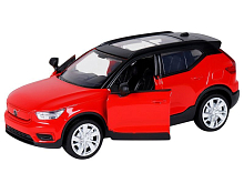 Машина АВТОПАНОРАМА Volvo XC40, 132, красный, инерция, свет, звук, вк 17,513,59 см
