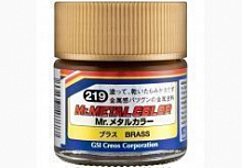 Краска эмаль для пластика тм MRHOBBY  10мл BRASS