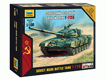 Сборная модель ZVEZDA Советский основной боевой танк Т72Б, 1100