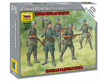 Сборные солдатики ZVEZDA Немецкая кадровая пехота, 172